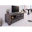 TV-skrinka 39281 130cm Masív drevo Mango Industrial look - PRODUKT JE SKLADOM - 1Ks